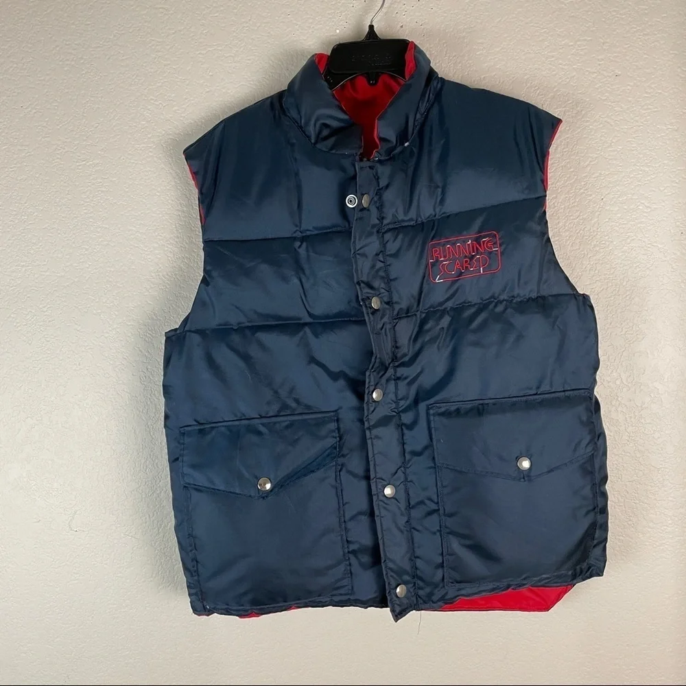 Running Scared Promo Talk Puffer Vest Reversible